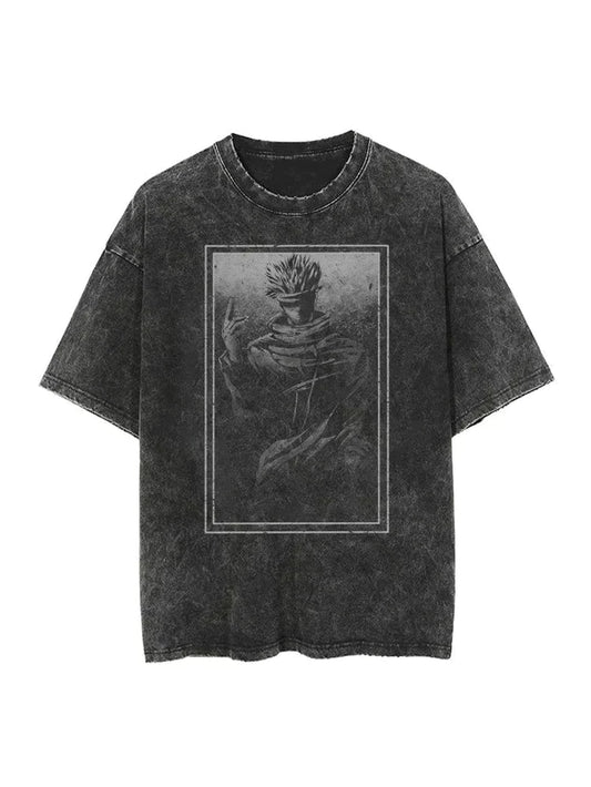 Gojo Satoru Vintage Oversized Tee