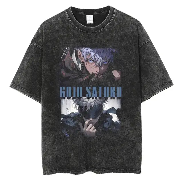 Gojo JJK Vintage Oversized T-Shirt