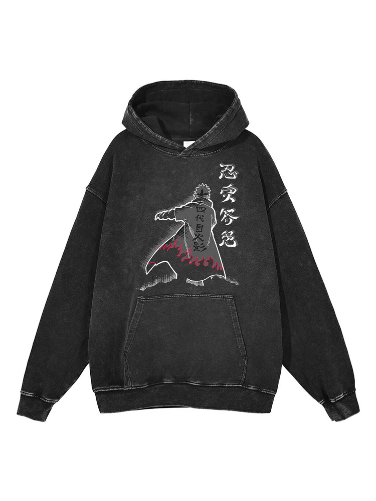 Minato Oversized Vintage Hoodie