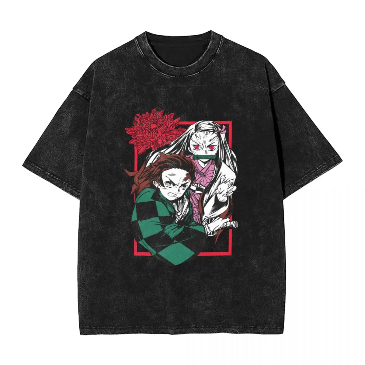 Demon Slayer Vintage Oversized T-Shirt