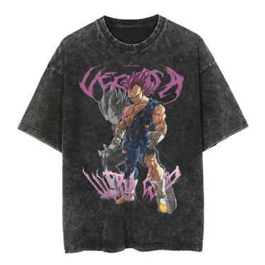 Vegeta Oversized Vintage T-Shirt