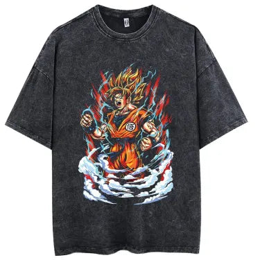 Goku Super Saiyan Oversized Vintage T-Shirt