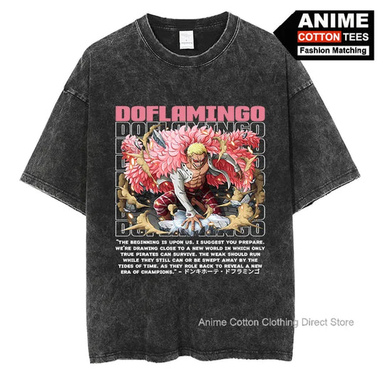 Doflamingo V2 Oversized Washed Tee