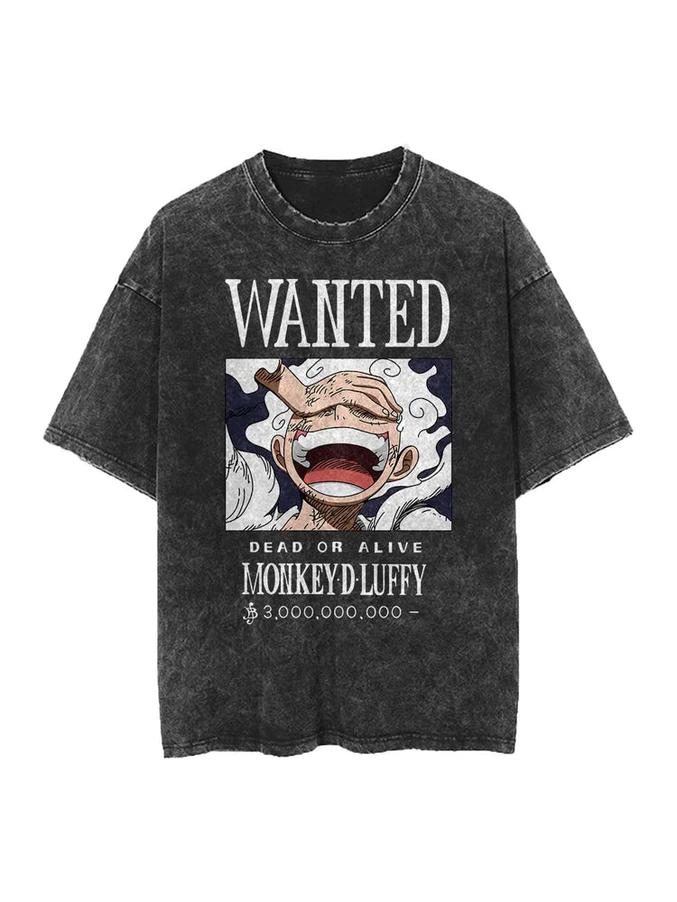 Gear 5 Luffy Vintage Oversized Tee