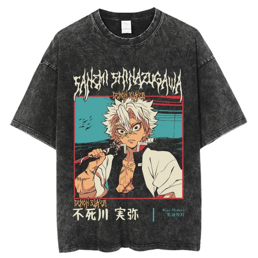 Demon Slayer Oversized Vintage Tee